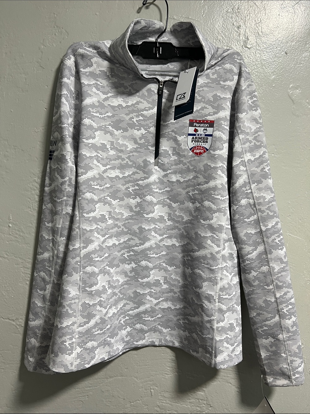 Cutter & Buck Traverse Camo Quarter-Zip Pullover